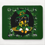 Saint Patty  Dachshund mousepads