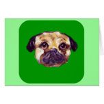 SAINT PATTY PUG GREETING CARD