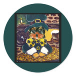 Saint Patty Yorkie Poo stickers