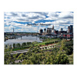 Saint Paul, Minnesota Landscape Postcard
