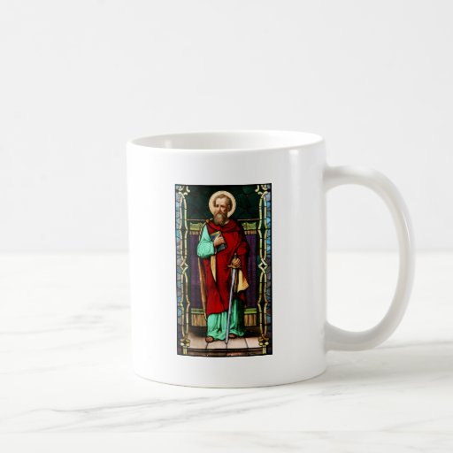 Saint Paul (Paul the Apostle) Stained Glass Art Coffee Mug