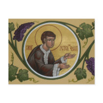 Saint Peter the Aleut Prayer Card Post Card