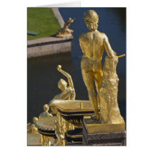 Saint Petersburg, Grand Cascade fountains 13 Greeting Cards