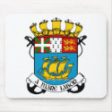 Saint Pierre and Miquelon Coat Of Arms Heraldry mousepads
