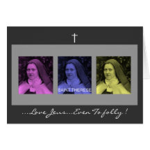 Saint Therese Greeting Card