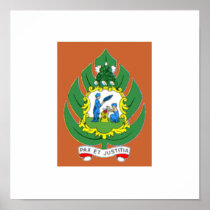 Saint Vincent and the Grenadines Coat of Arms Poster