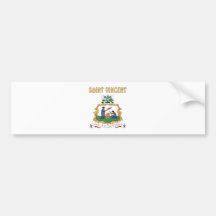 Saint Vincent Coat Of Arms Bumper Stickers