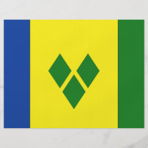 Saint Vincent Flag Custom Flyer