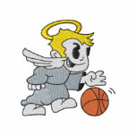Saint with basketball embroidered shirts