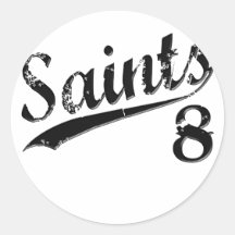 Saints 8 sticker