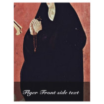 Saints And Two Children Fragment By Paolo Uccello Custom Flyer