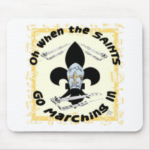Saints Go Marching In Mousepads