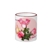 SaintTherese Quote Roses Mug