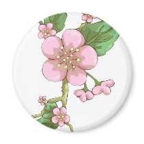 Sakura Blossoms Fridge Magnets