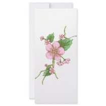 Sakura Blossoms Rack Card Design