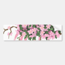 Sakura Bouquet Bumper Stickers