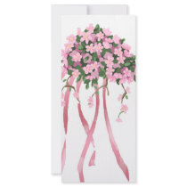 Sakura Bouquet Customized Rack Card