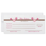 Sakura Gift Certificate Template rack cards