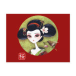 Sakura Girl Postcard