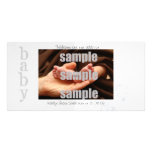 SAKURA GRAY PHOTO CARD TEMPLATE
