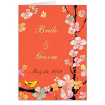 Sakura Wedding Invitation Card