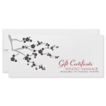 Sakuras Black Cherry Blossoms Gift Certificate