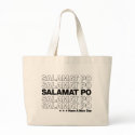 Salamat Po “Thank You” Grocery Bag Design - Black