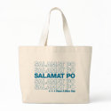 Salamat Po “Thank You” Grocery Bag Design - Blue