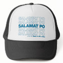 Salamat Po “Thank You” Grocery Bag Design - Blue hats