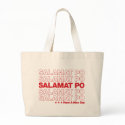 Salamat Po “Thank You” Grocery Bag Design - Red