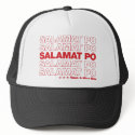 Salamat Po “Thank You” Grocery Bag Design - Red hats