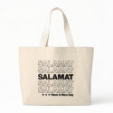 Salamat “Thank You” Grocery Bag Design - Black