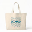 Salamat “Thank You” Grocery Bag Design - Blue