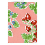 SALE ~ VINTAGE 1940 OILCLOTH CARD 6
