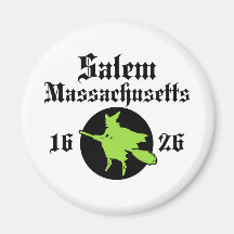 Salem Massachusetts Fridge Magnet