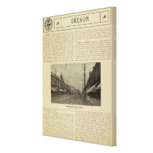 Salem, Or street Canvas Print