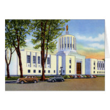 Salem Oregon State Capitol Cards