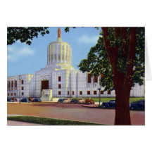 Salem Oregon State Capitol Cards