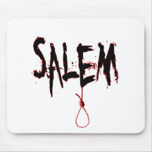 Salem Witch Trial Bloody Noose Mouse Pad