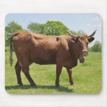 Salers cow mousemat mouse pad