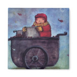 Sales chestnuts refrigerator magnet