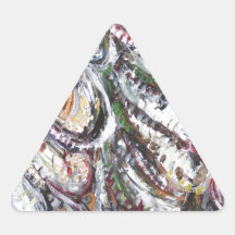 Salome The Dance of the Seven Veils -expressionism Triangle Sticker