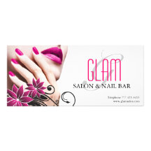 Salon and Spa Gift Certificate Customized Rack Card