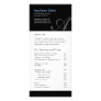 Salon and Spa Price List & Rack Card