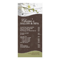 Salon and Spa Rack Card