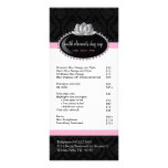 Salon and Spa Service Menu Rack Card Template
