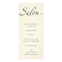 Salon Custom Invitations