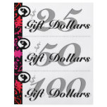 Salon Flyer Spa Gift Certificates Woman Colourful
