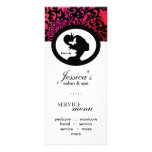 Salon Marketing Cards Butterfly Woman Colourful rack cards