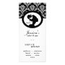 Salon Marketing Cards Butterfly Woman Silhouette
